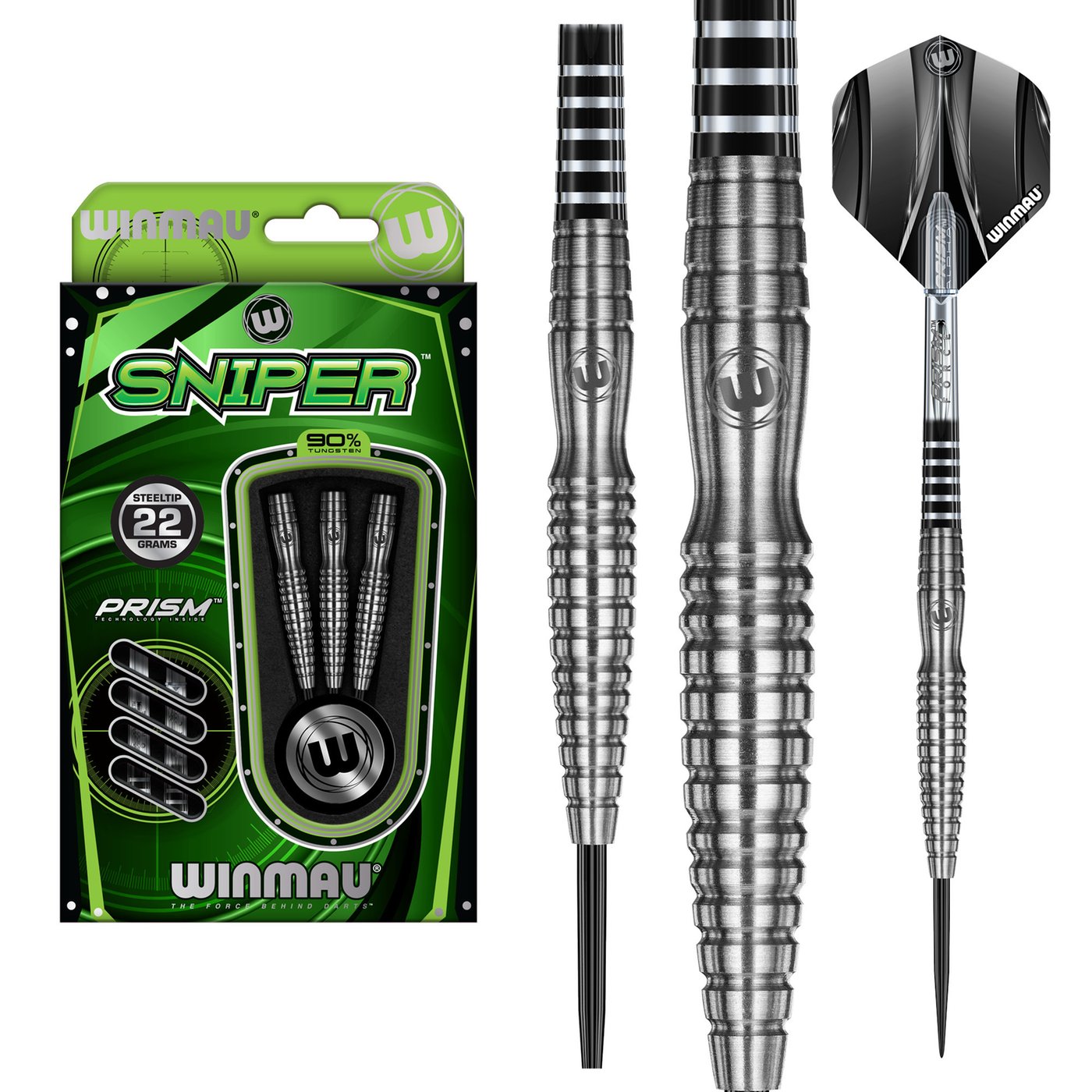 [Tweedekans] Winmau Sniper V2 90% - 22 Gram