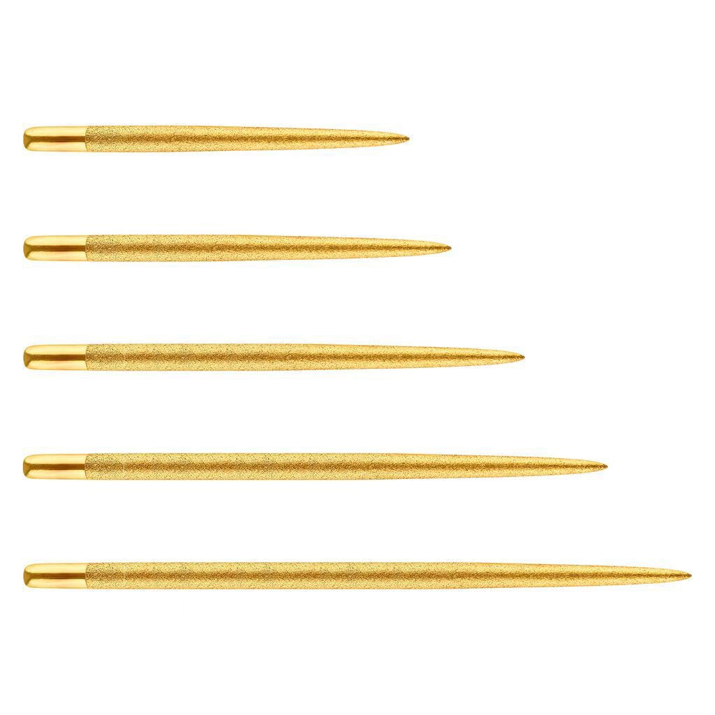 ONE80 Long Taper Point Sand Coated Gold
