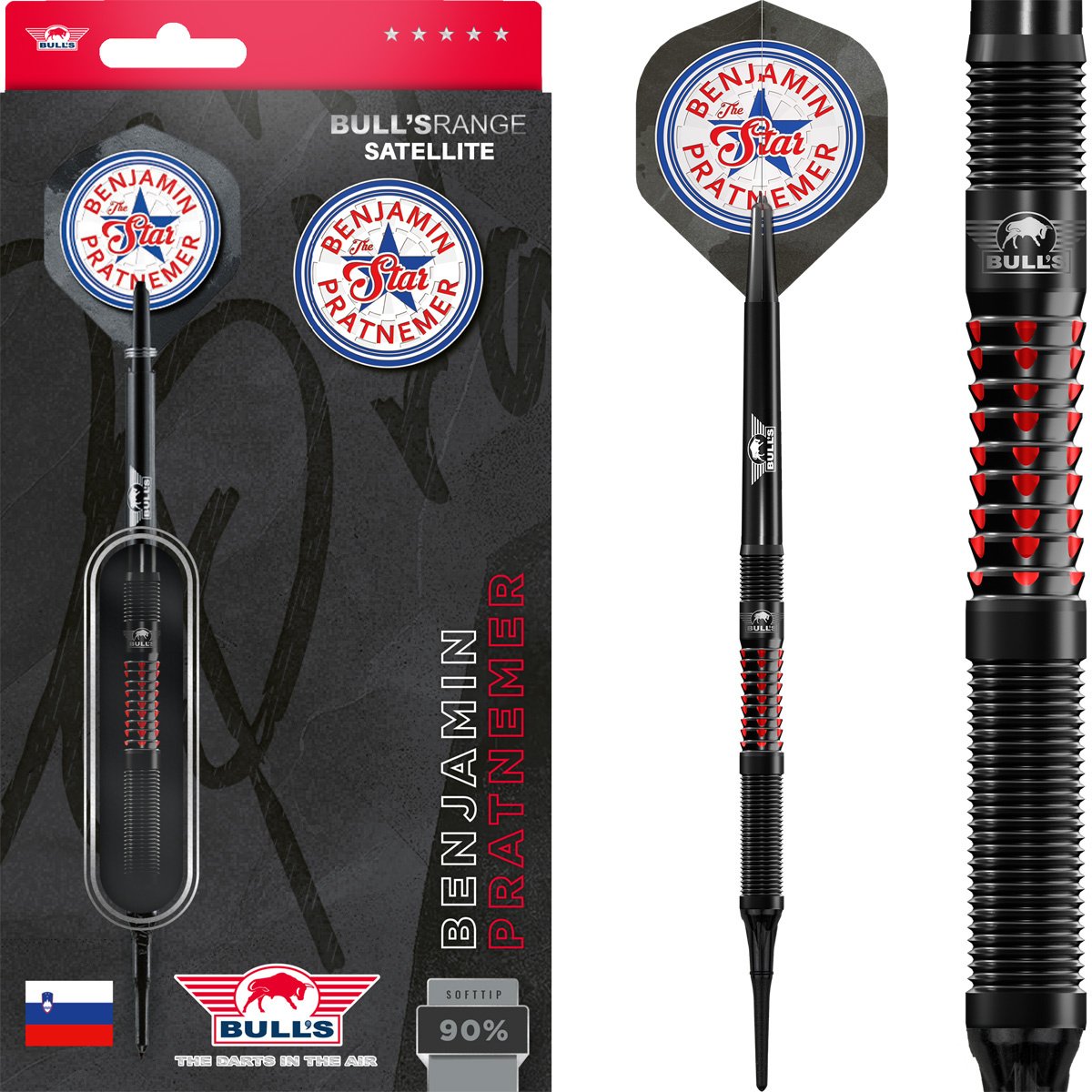 Bull's Benjamin Pratnemer 90% - Soft Tip Darts