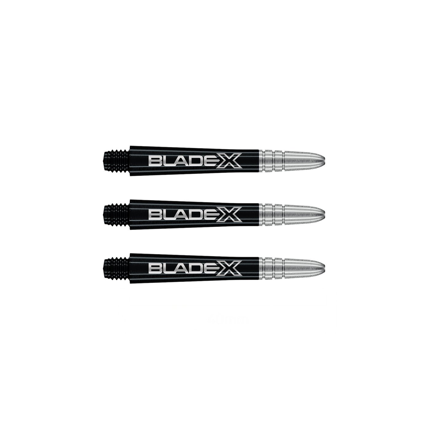 Winmau Vecta Blade X Black Silver - Násadky