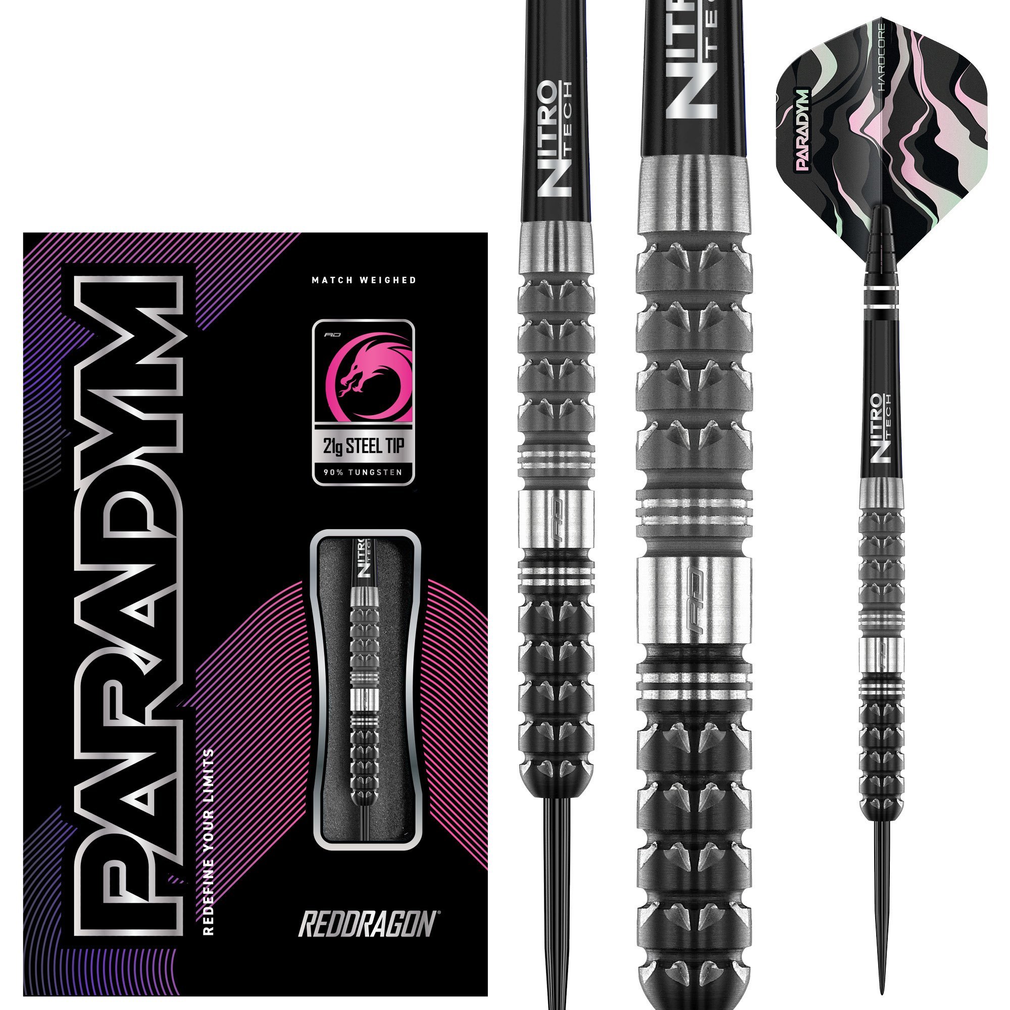 Red Dragon Paradym Tapered 90% - Steel Tip Darts - Dartshopper.com