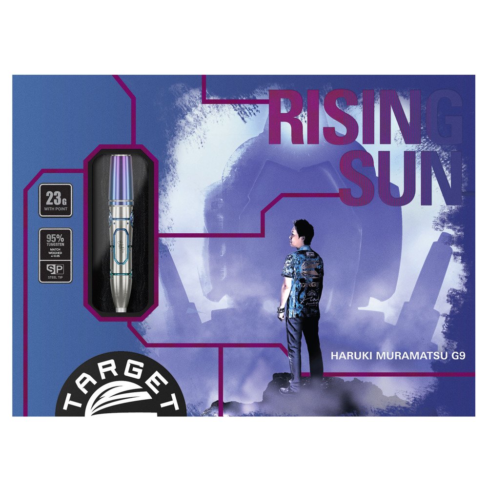 ダーツ RISING SUN G9 NO GROOVE 2BA Target Japan Haruki Muramatsu Rising Sun G9 No Groove Swiss