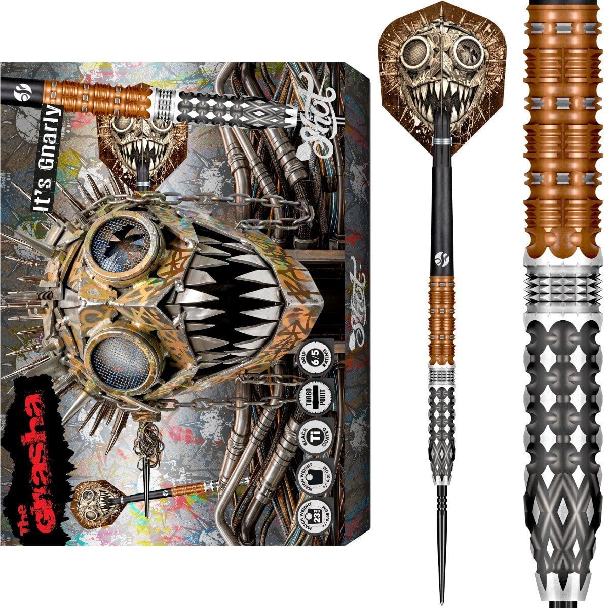 Shot Gnarly Gnasha Turbo Point 95% - Dartpfeile
