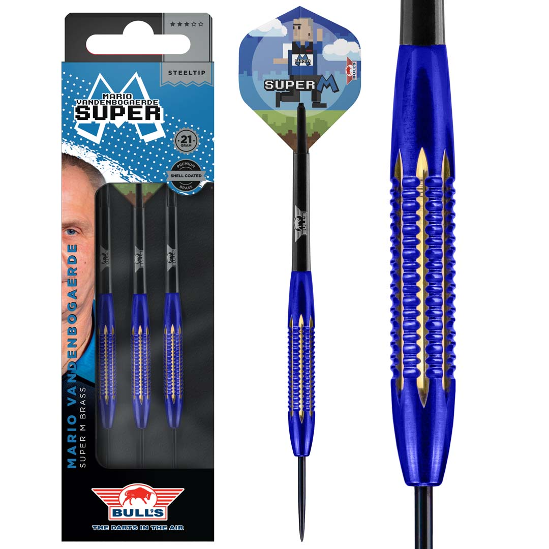 Bull's Mario Vandenbogaerde CS Brass - Steel Tip Darts