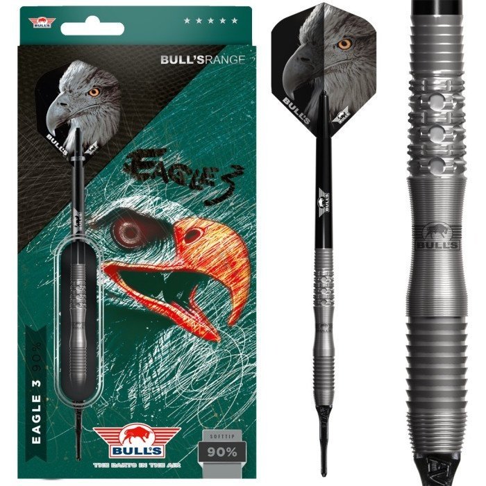 Bull's Eagle 3 90% - Soft Tip Darts