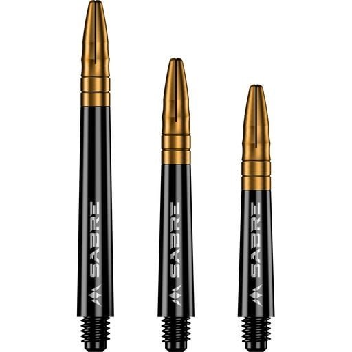 Mission Sabre Black Base Gold Darts Shafts