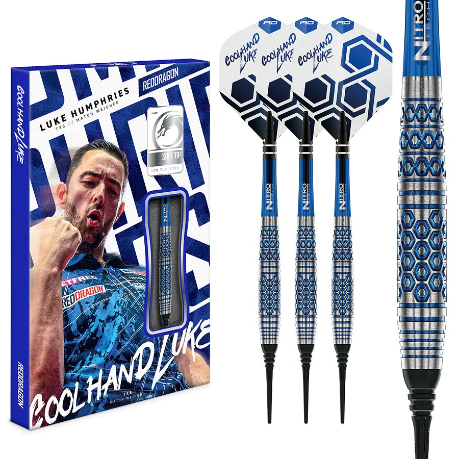 Red Dragon Luke Humphries TX5 90% - Soft Tip Darts