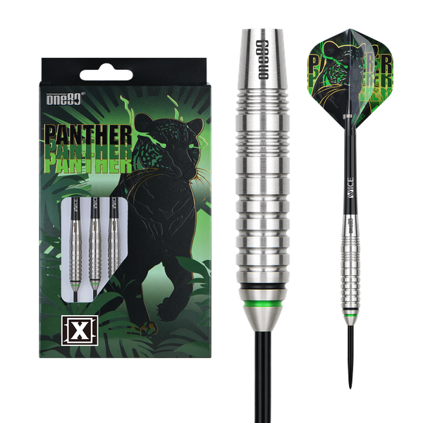 Dardos ONE80 Panther-X 80% Punta de Acero