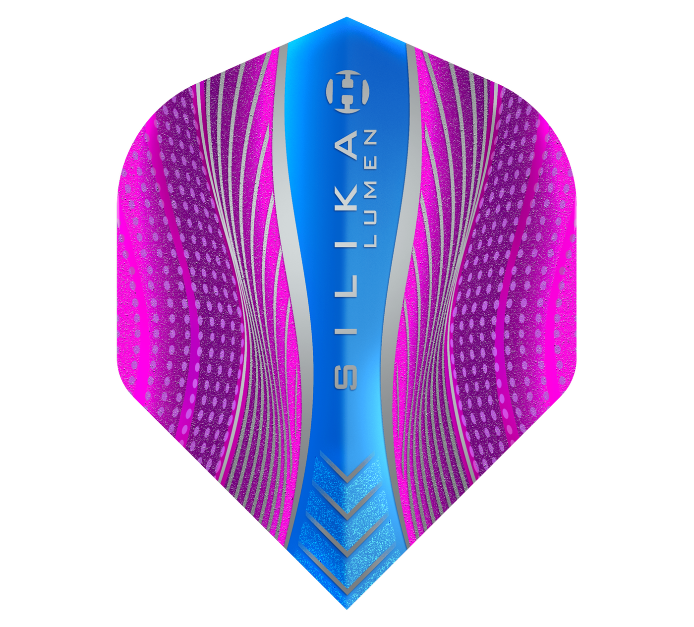Plumas Harrows Silika Lumen NO2 Aqua & Pink Tough Crystalline Coated