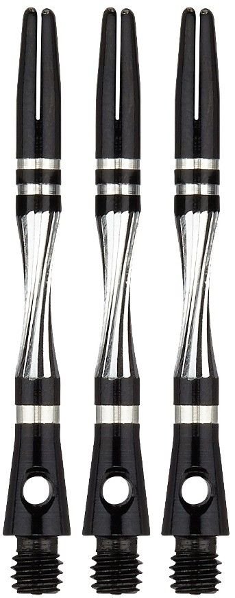 Unicorn Aluminum Twist Black Medium Darts Shafts