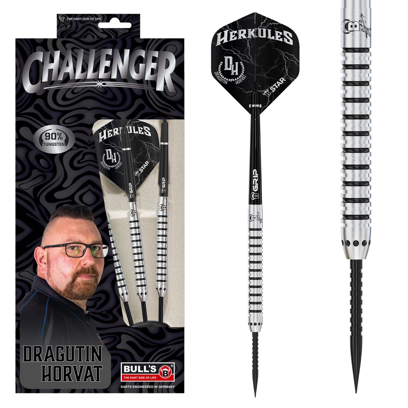 BULL'S Challenger Dragutin Horvat 90% Darts