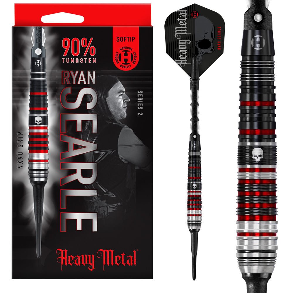 [Tweedekans] Harrows Ryan Searle V2 90% - Soft Tip Darts-18gram