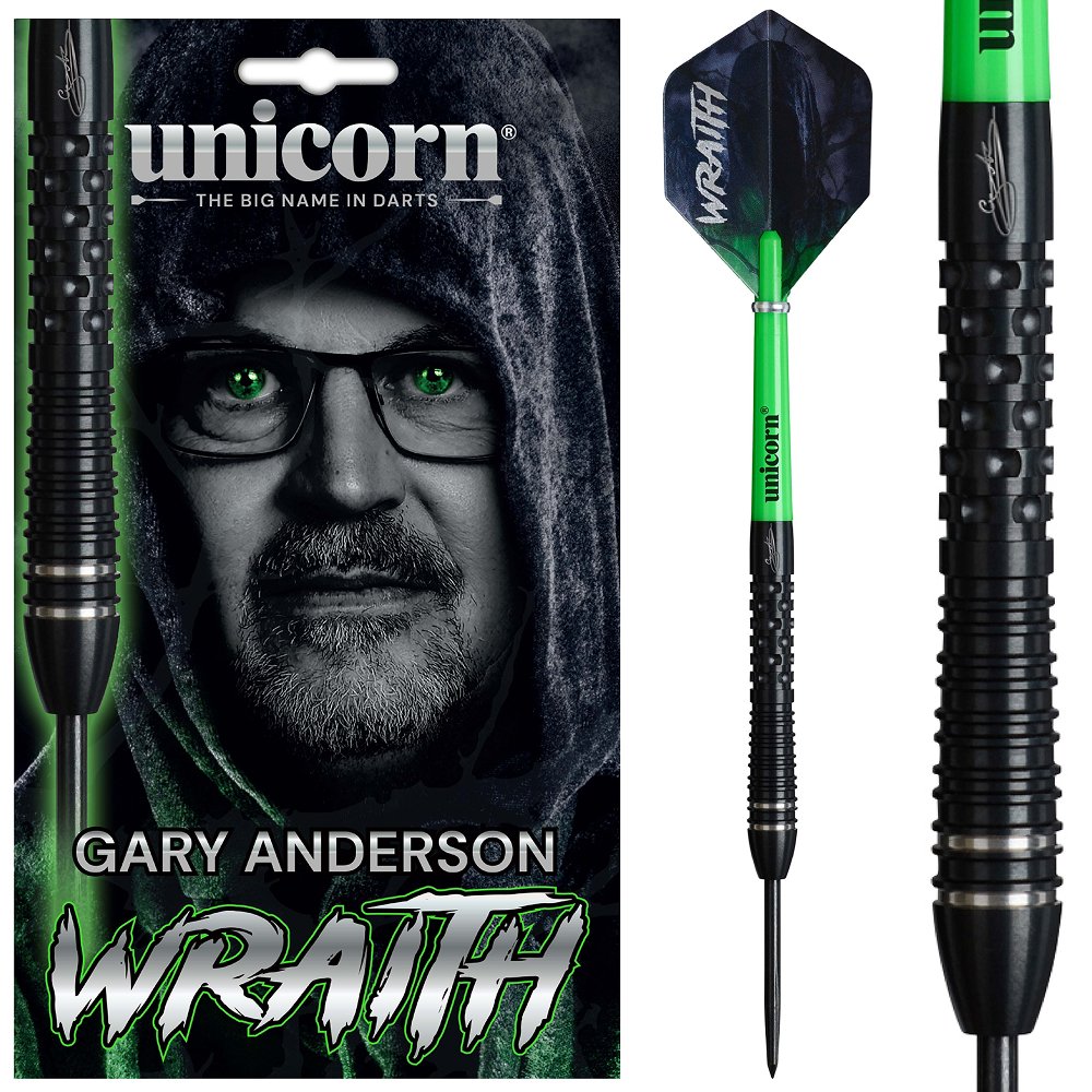 Unicorn Wraith Gary Anderson Phase 6 90% Steel Tip Darts - Dartshopper