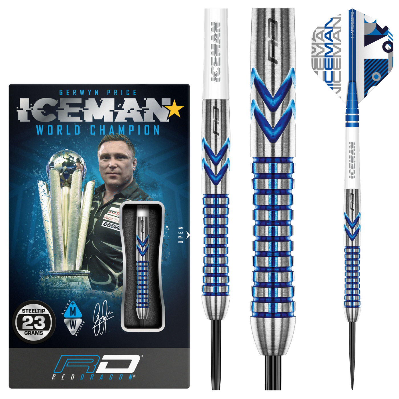 [Tweedekans] Gerwyn Price Iceman Contour 90% 23 Gram