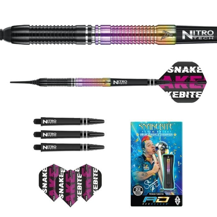 Red Dragonピーターライト SnakebiteWC2020 20g Red Dragon Peter Wright Snakebite World Champion 2020 Edition