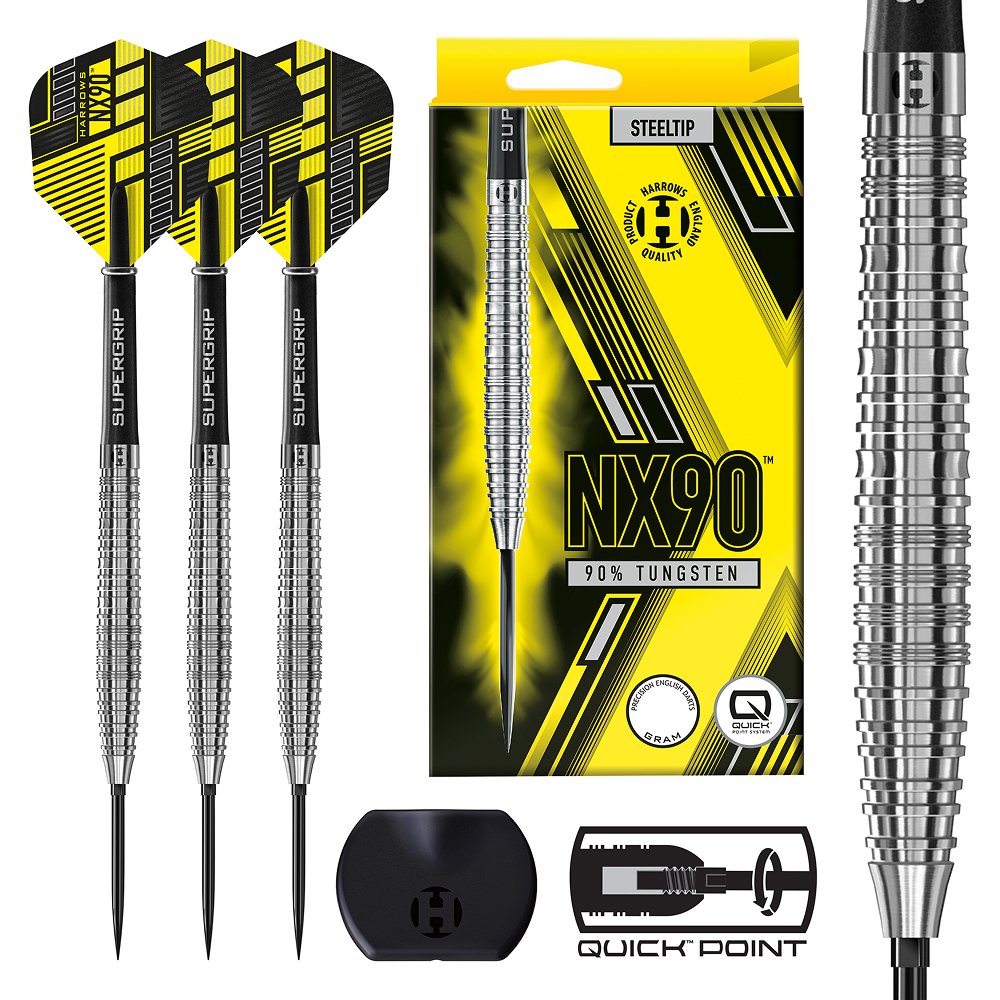 Harrows NX90 Tapered Quick Point 90% - Dartpijlen