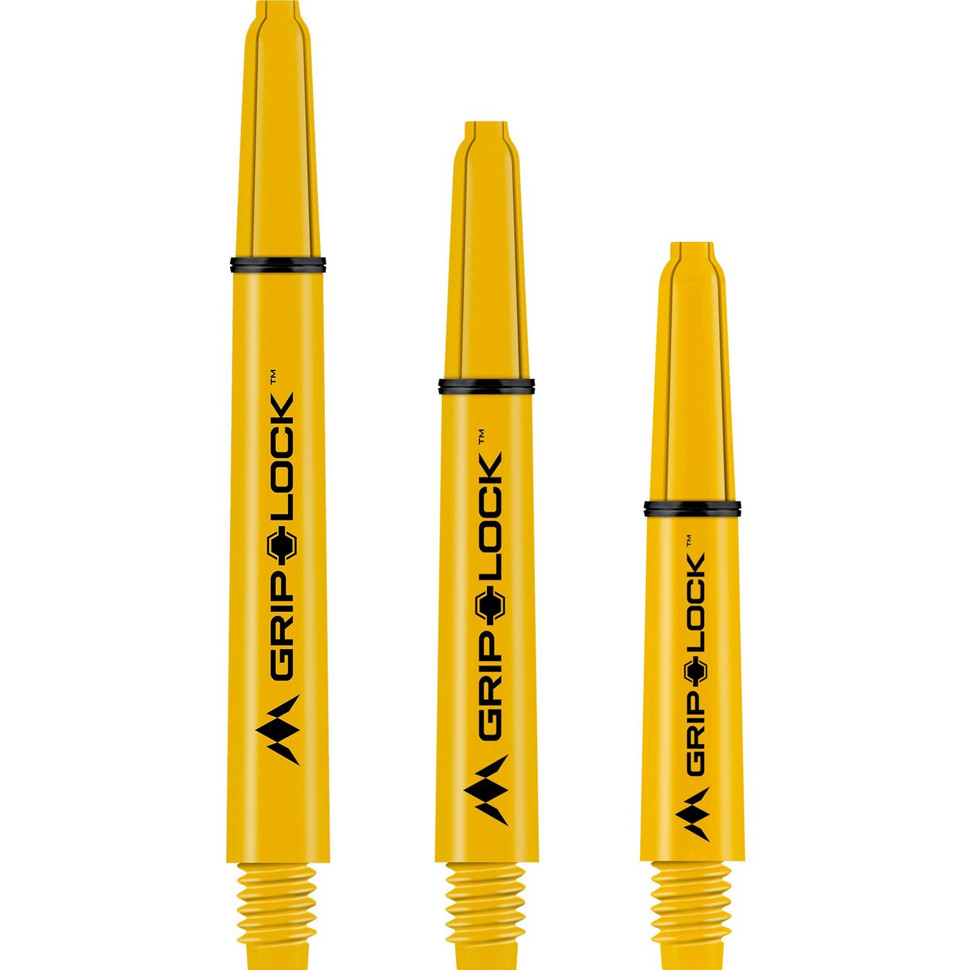 Mission Griplock Shafts Yellow Darts Shafts