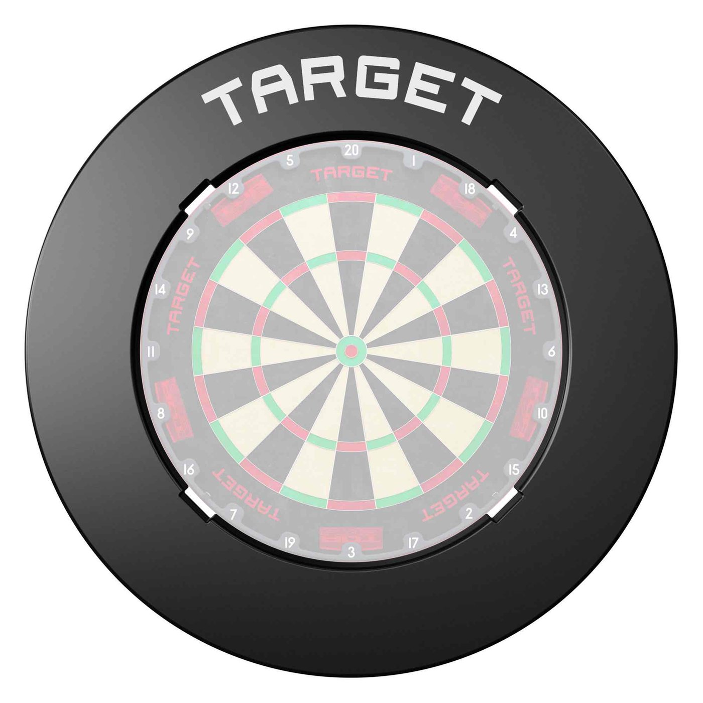 Target Notched Black - Dartboard Surround