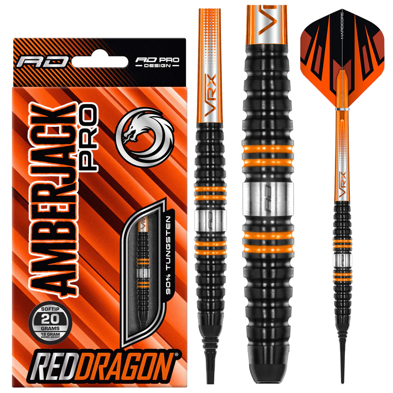 Red Dragon Amberjack Pro 2 90% Soft Tip Darts