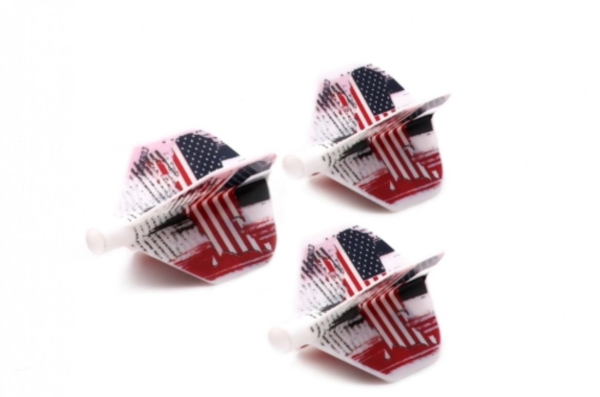 Cuesoul - Tero System AK4 - American Flag Standard Darts Flights