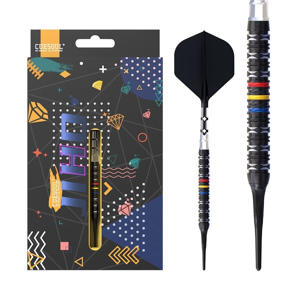 Cuesoul JIHO D1 90% Soft Tip - Fléchettes pointe Plastique