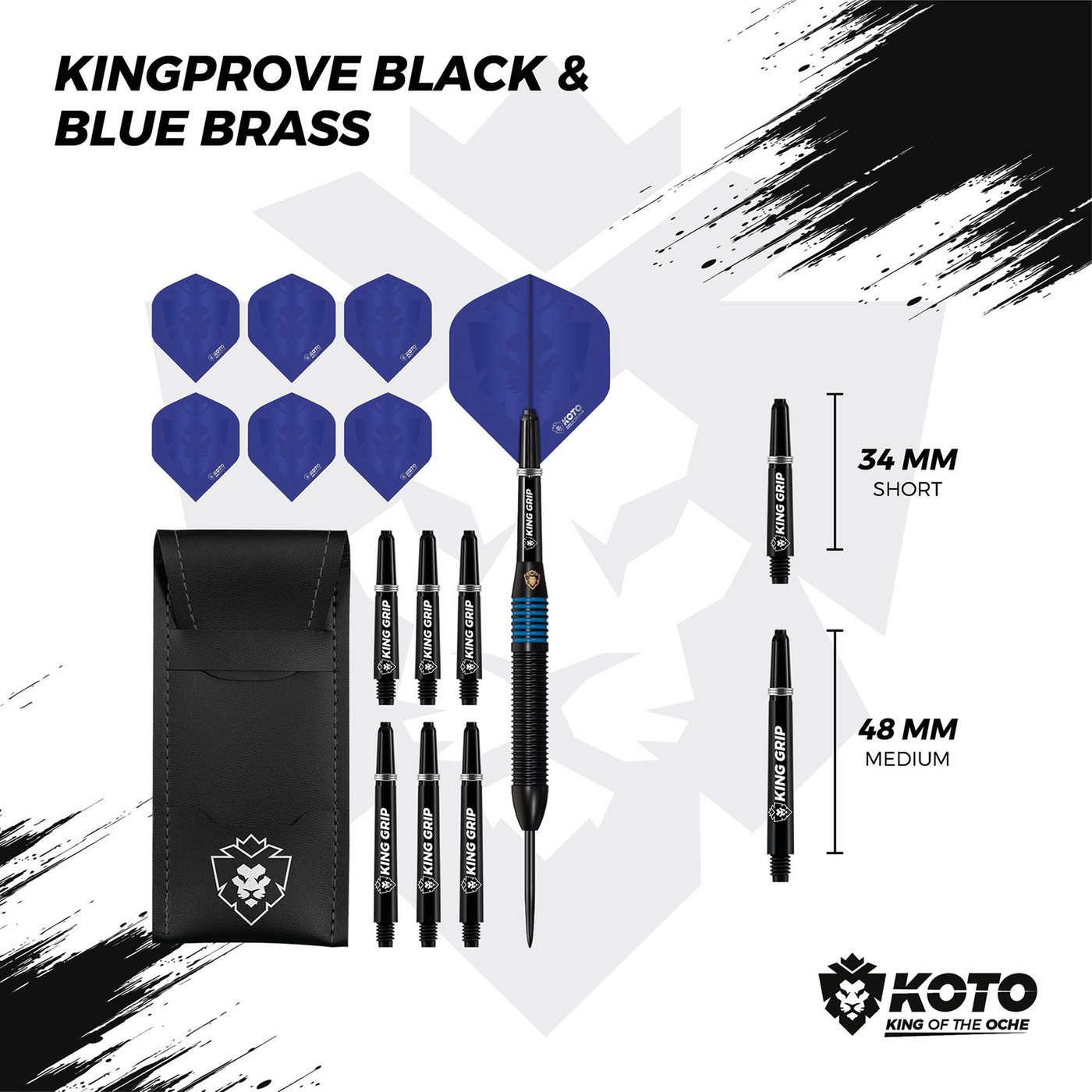 Lotki KOTO Kingprove Black & Blue Brass