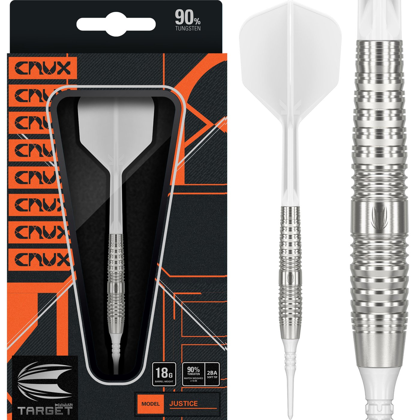Target Japan Crux Jpn Justice 90% Soft Tip Darts