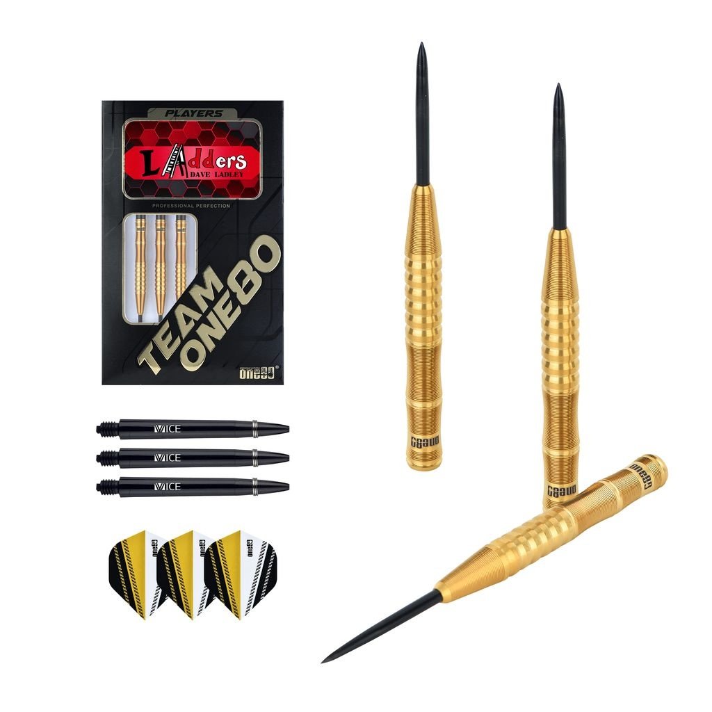 ONE80 Dave Ladley 90% Steel Tip Darts