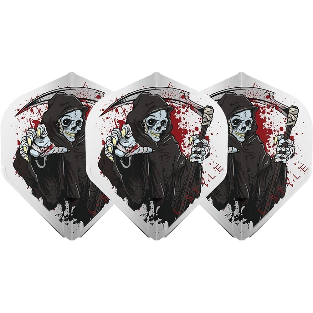 L-Style Champagne EZ L1 Adam Stella V1 White Darts Flights