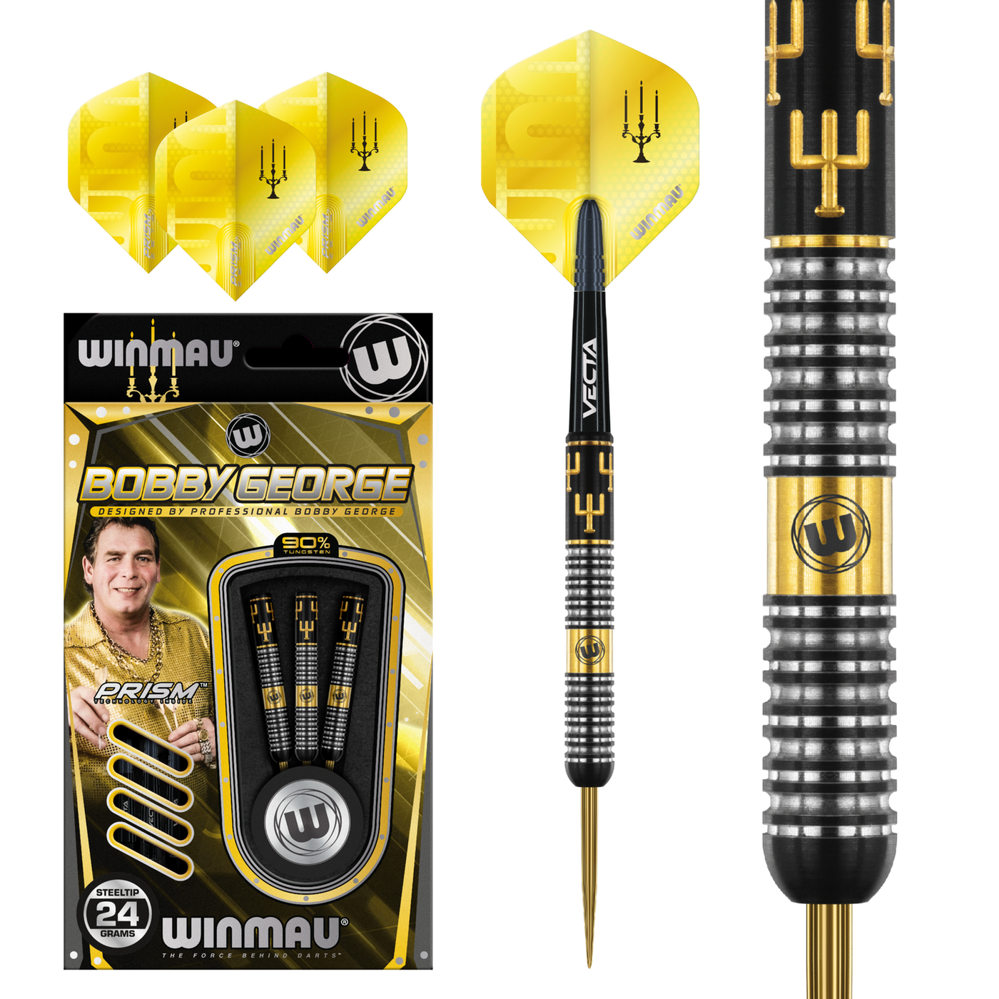 Winmau Bobby George - King of Bling 90% Darts