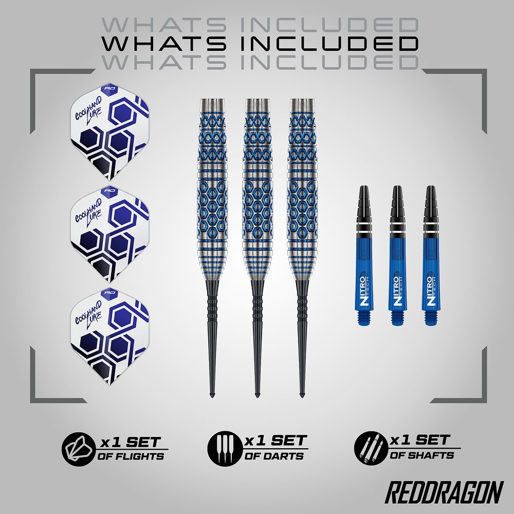 Red Dragon Luke Humphries TX5 90% - Steel Tip Darts - Dartshopper.com
