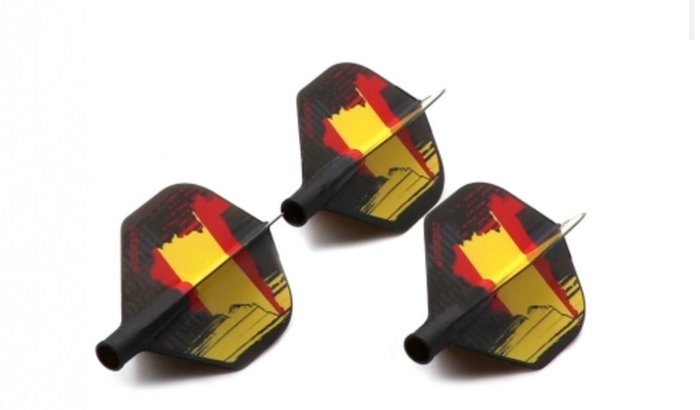 Cuesoul - Tero System AK4 - Spanish Flag Standard Darts Flights