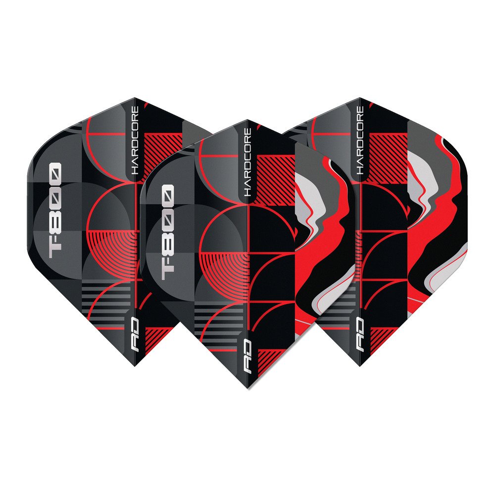 Red Dragon Hardcore Premium Gold T-800 Darts Flights