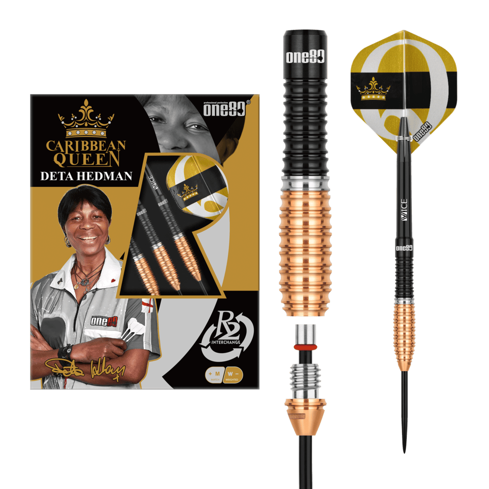 Deto２箱セットdets ONE80 Deta Hedman V3 R2 Interchange 90% - Steel Tip Darts