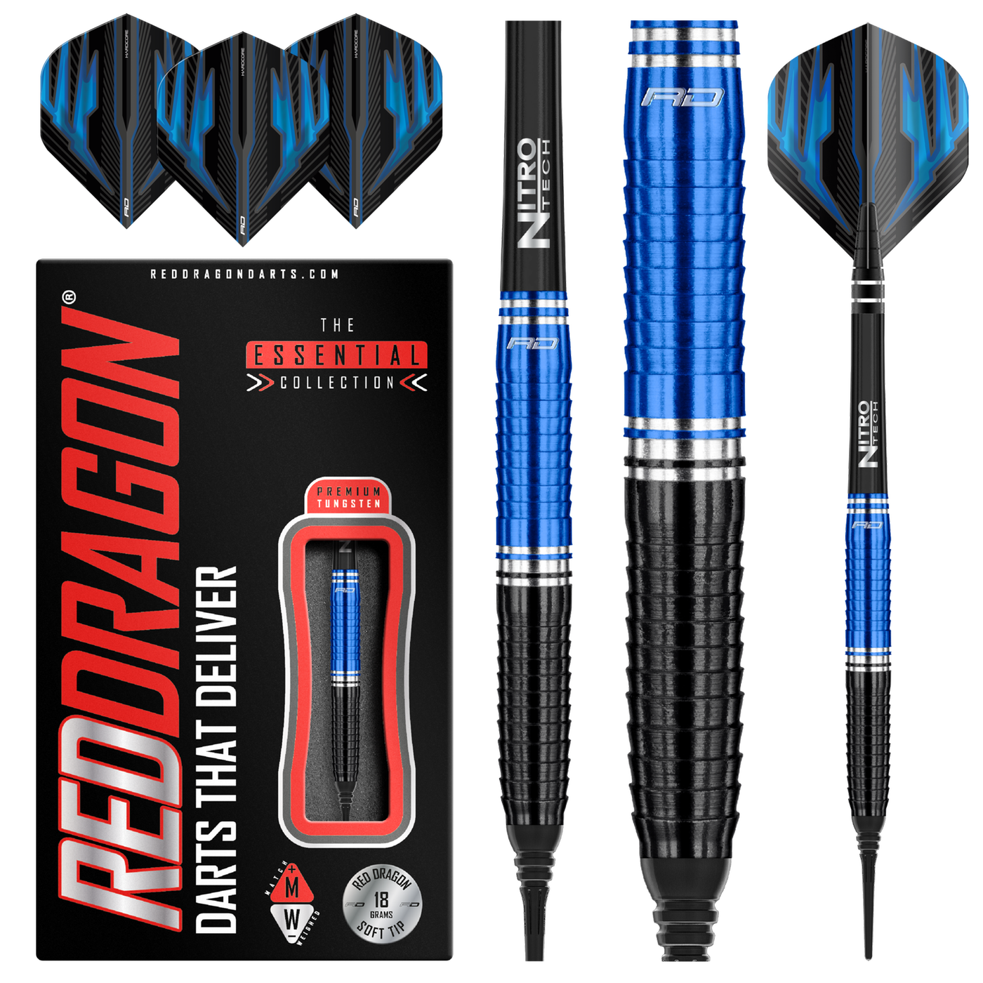 Red Dragon Razor Edge ZX-3 85% Soft Tip Darts