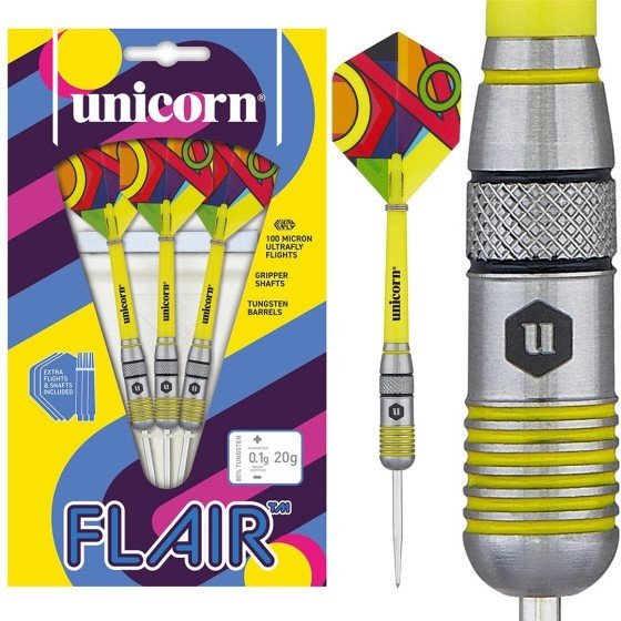Unicorn Flair 1 80% Steel Tip Darts
