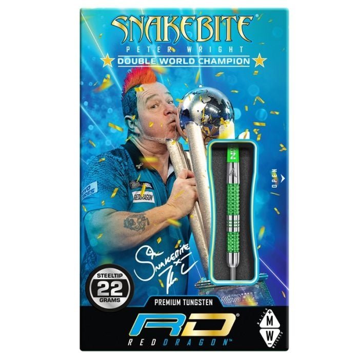 Red Dragon Peter Wright Snakebite Mamba 90% Darts