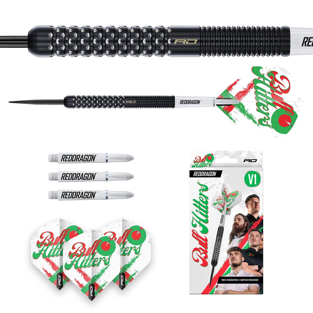 Red Dragon Bullhitters V1 90% Darts - Dartshopper.com