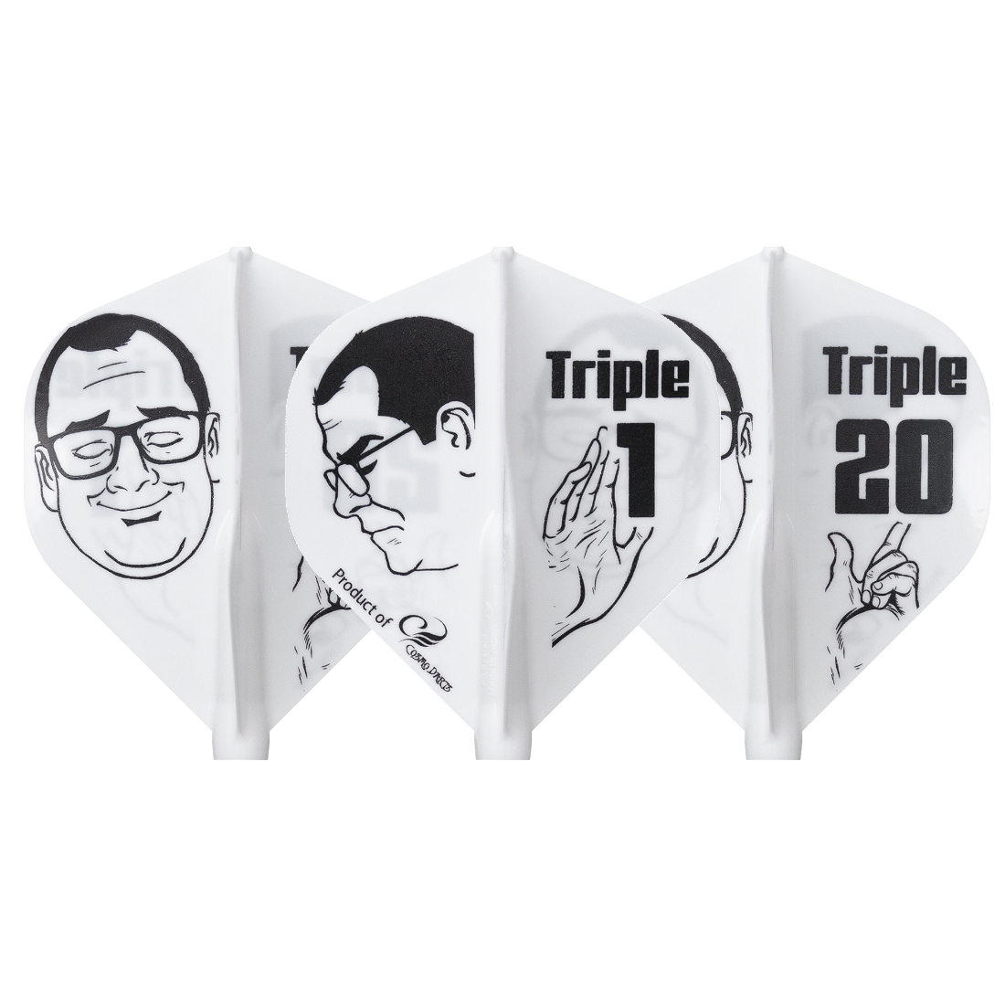 Cosmo Darts Fit Flight Air Printed Series Thorben Meme Standard Darts Flights
