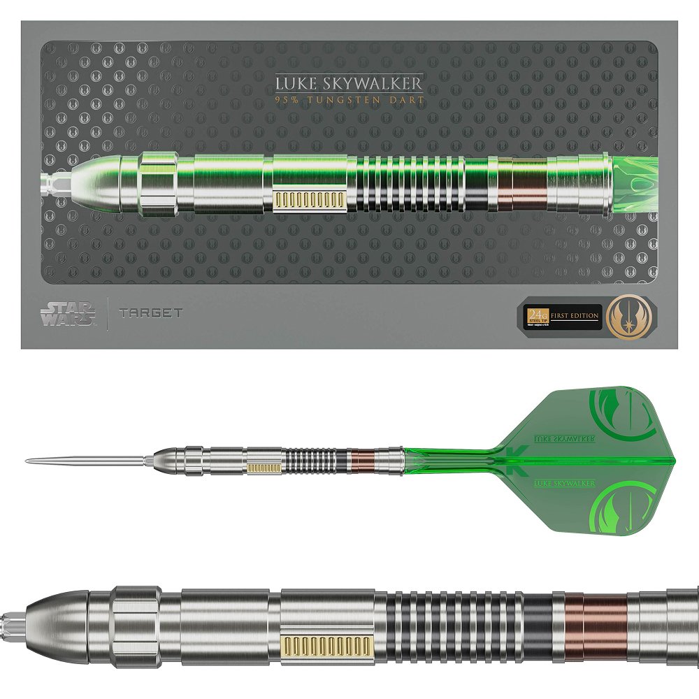 [Pre-Order] Star Wars | Target Luke Skywalker "Jedi Knight" Lightsaber First Edition 95% Tungsten - Steel Tip Darts