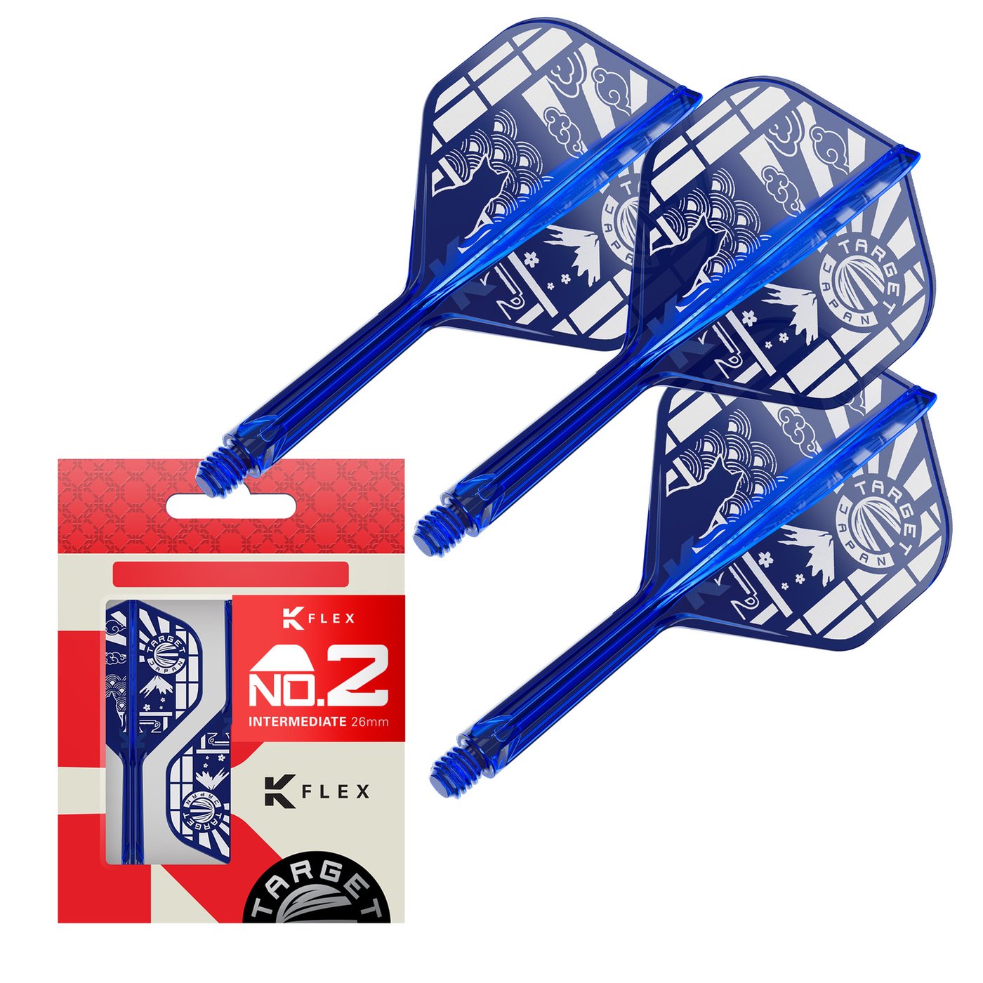 Target Japan K-Flex Japan Limited Edition Blue NO2 - Dart Flights