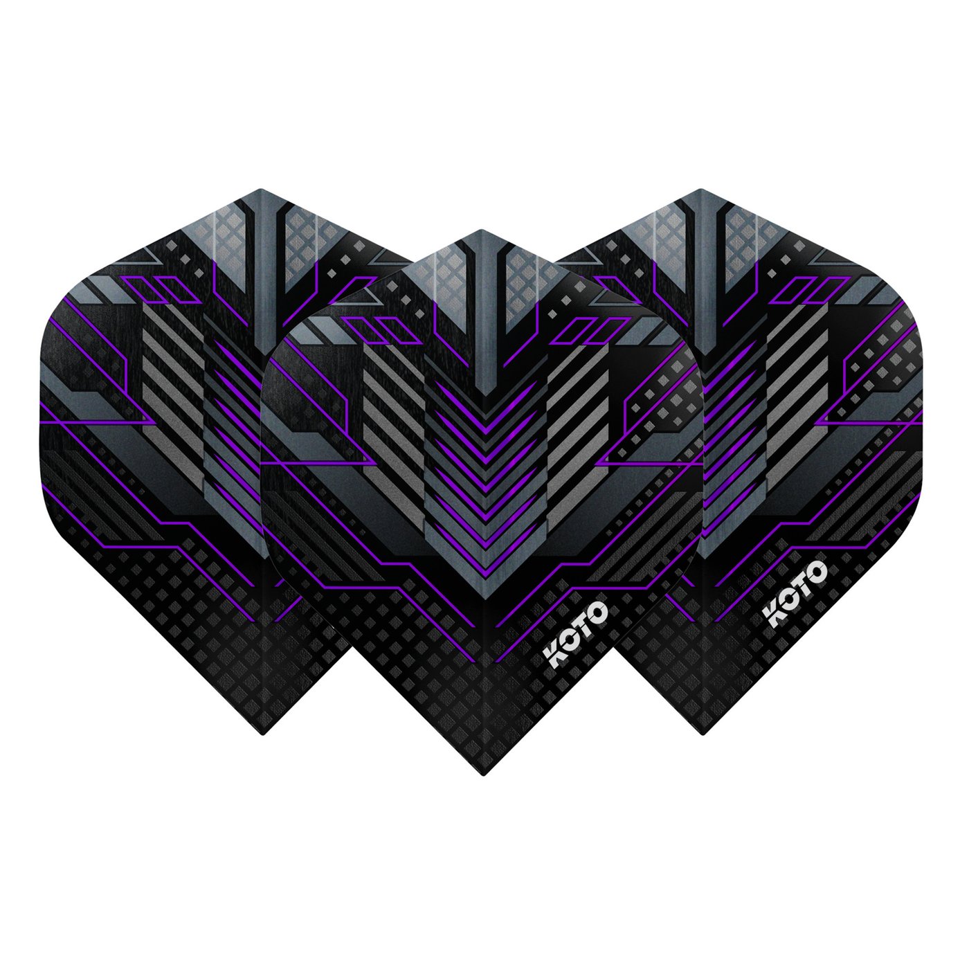 KOTO ZIZ-Matrix NO2 Purple Darts Flights
