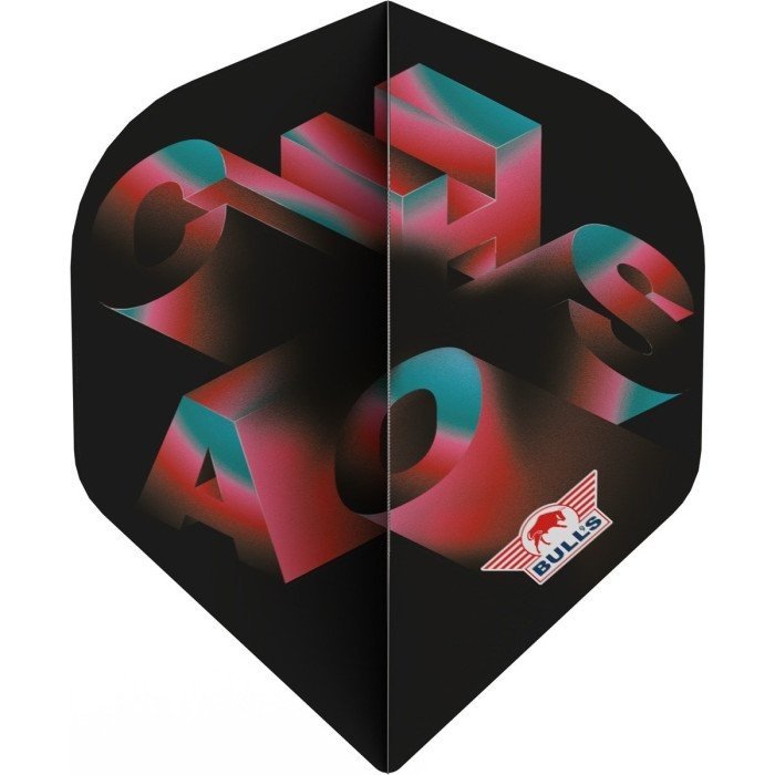 Bull's Chaos Pink NO2 - Dart Flights