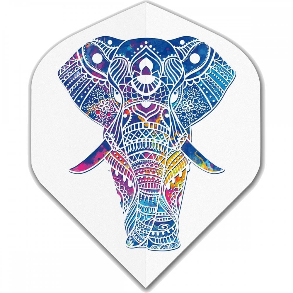 Designa MultiColour - Elephant NO2 Darts Flights