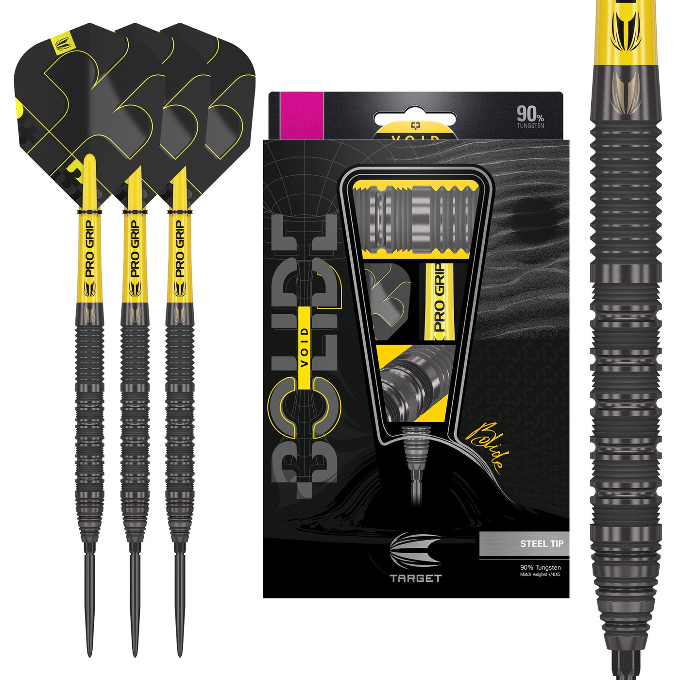 Target Bolide Void 01 Swiss Point 90% - Steel Tip Darts