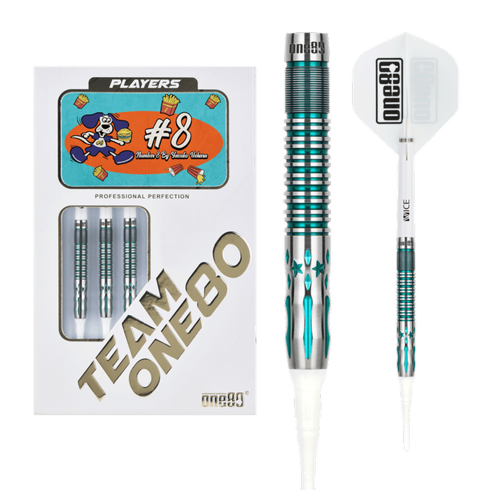 ONE80 Yasuko Uehara Blue 90% Soft Tip Darts