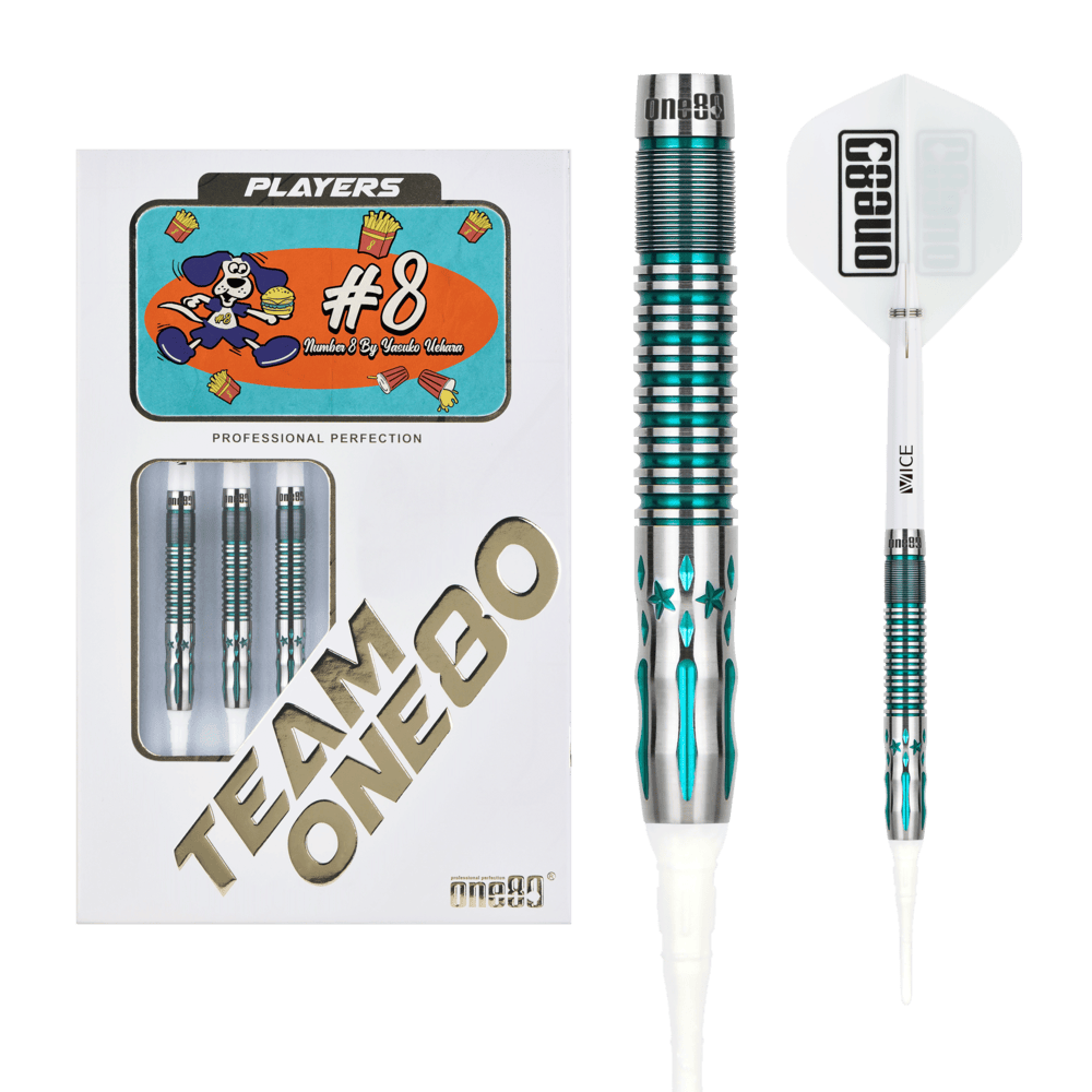 ONE80 Yasuko Uehara Blue 90% Soft Tip Darts