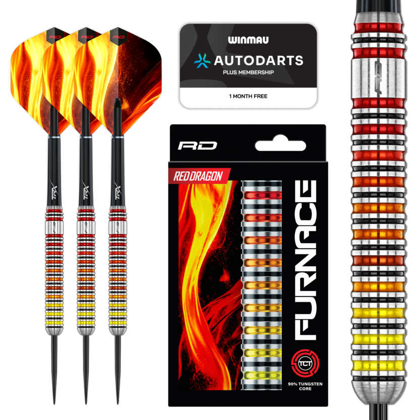 Red Dragon Furnace 90% Tungsten Core - Steel Tip Darts