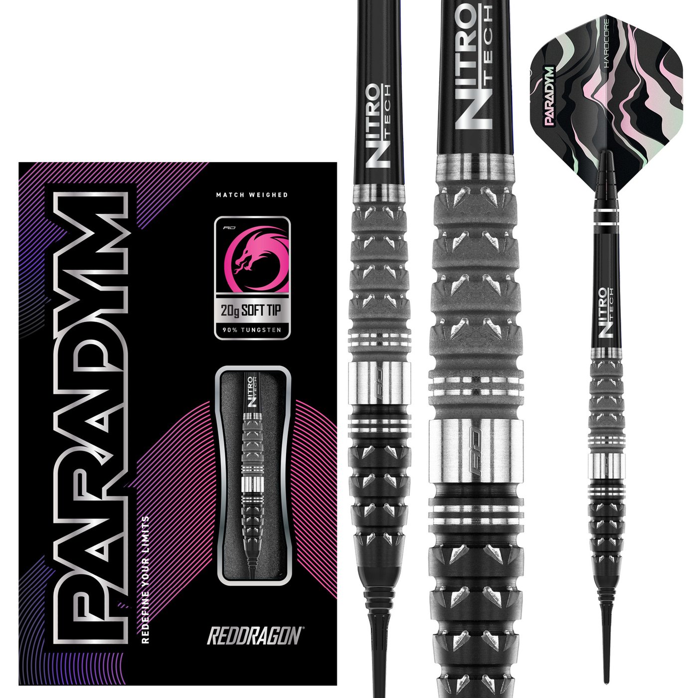 Red Dragon Paradym Torpedo 90% Soft Tip Darts