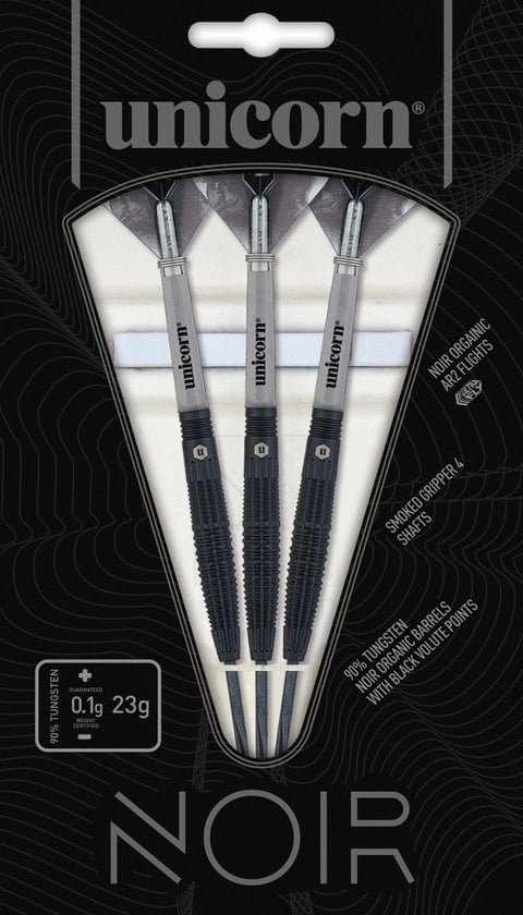 Unicorn Noir Shape 2 90% - Steel Tip Darts - Dartshopper.com